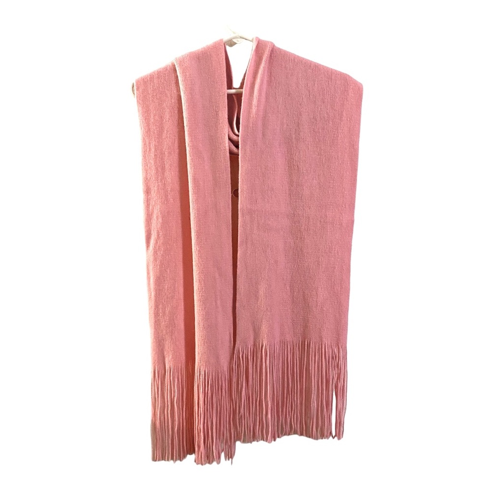 Light Pink Fringe Women’s Scarf